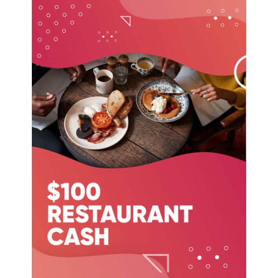 $100-$500 Restaurant Certificate