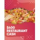 $100-$500 Restaurant Certificate